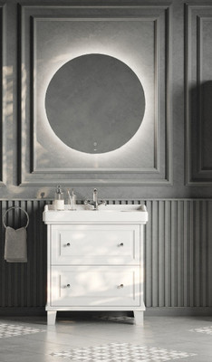 Тумба под умывальник Roca Carmen 80 / ZRU9307845 (белый матовый)