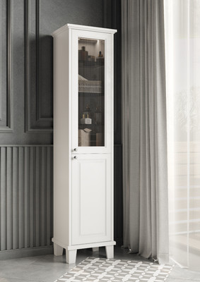 Шкаф-пенал для ванной Roca Carmen 60 / ZRU9307846 (белый матовый)