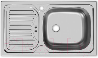Мойка кухонная Ukinox Классика CLM760.435 W6K 1R