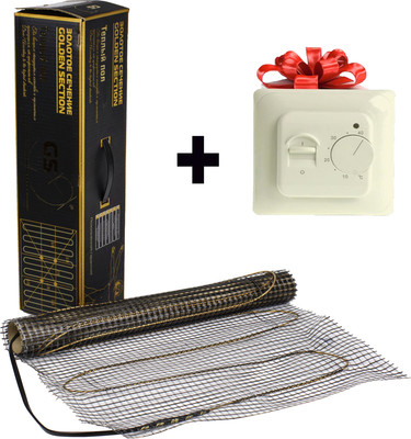 Теплый пол электрический Золотое сечение GS-320-2.0 с терморегулятором RТС 70.26