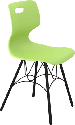 Стул Sheffilton SHT-ST58/S100 A5-7 (мятный/черный муар)