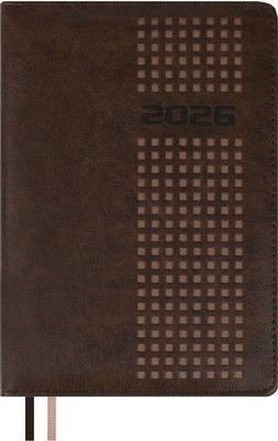 Ежедневник Escalada Шевро 2026 / 70215 (176л, коричневый)