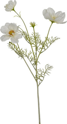 Искусственный цветок Вещицы Космея HFW-34 (белый)