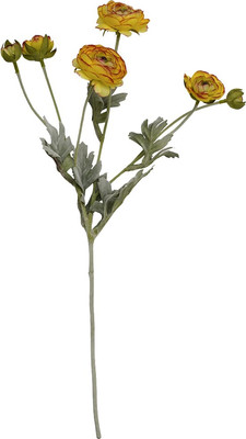 Искусственный цветок Вещицы Пион HFW-45 (желтый)