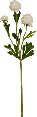 Искусственный цветок Вещицы Ранункулюс HFW-12 (белый)