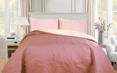 Покрывало BELLISSIMO Arti 210x230 / 2519100521-09Mn (монеты марсала)