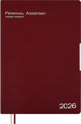 Ежедневник Escalada Шеврет Глосс 2026 / 70207 (120л, бордовый)