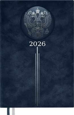 Ежедневник Escalada Тиволи 2026 / 70251 (176л, синий)