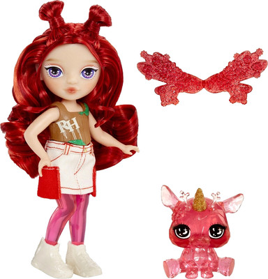 Кукла с аксессуарами Rainbow High Фэнтези Литтлс Эппл / 68377 (красный)