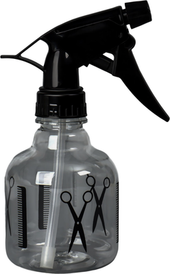 Пульверизатор парикмахерский QFM 2565724 (прозрачный/черный)