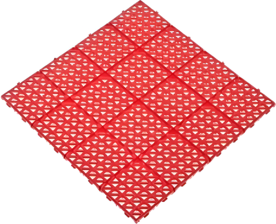 Газонная решетка Альта-профиль Универсальная 0.333x0.333м (красный)