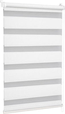 Рулонная штора Delfa Сантайм День-Ночь Стандарт D609 (75x160, белый)