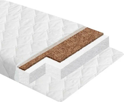 Матрас в кроватку INDIGO Green Line 70x140x12 (светлый)