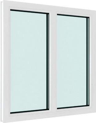 Окно ПВХ Rehau Двухстворчатое глухое 3 стекла  (900x1300x60)