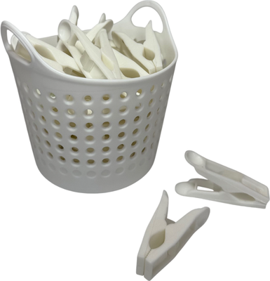 Прищепки DEKO NPW2006 (20шт, белый)