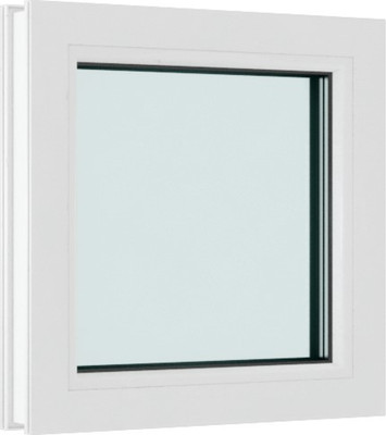 Окно ПВХ Rehau Однастворчатое глухое двухкамерное (800x1000x60)