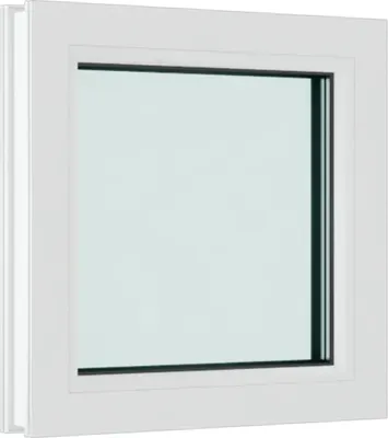 Окно ПВХ Rehau Однастворчатое глухое 3 стекла (900x1300x60)