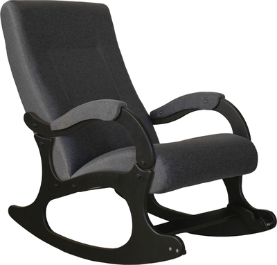 Кресло-качалка Mio Tesoro Бастион-32 (рогожка графит/черный)
