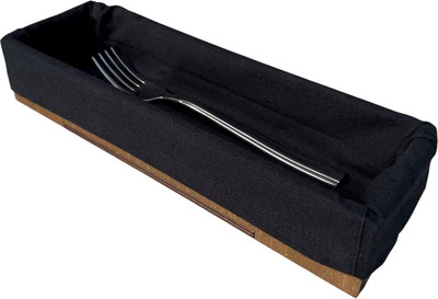 Лоток для столовых приборов ОМурМебель С чехлом (коричневый)