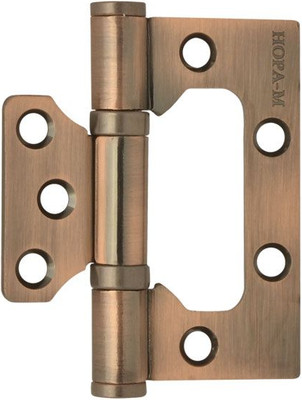 Комплект петель дверных Нора-М 800-3 FHP AC 75x63x2.5 накладная универсальная (старая медь, без колп.)