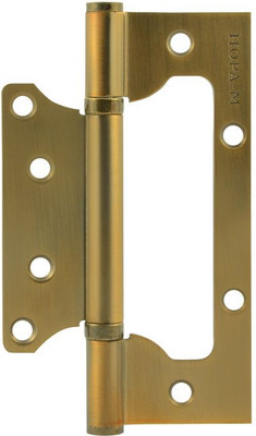 Комплект петель дверных Нора-М 800-5 FHP 125x75x2.5 накладная универсальная (матовый кофе, без колп.)