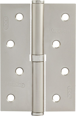 Комплект петель дверных Нора-М 750-4-FHP-ECO 100x70x2.5 (правая, матовый хром покрытие)