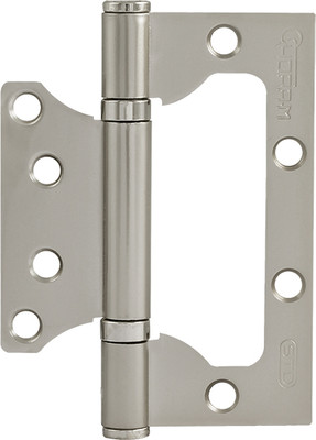 Комплект петель дверных Нора-М 800-4 FHP-STD 100x75x2.5 накладная (матовый никель, без колп.)