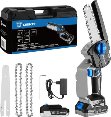 Пила цепная аккумуляторная Deko DKCHS 20V / 083-2014