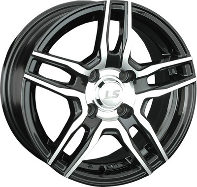 Литой диск LS wheels LS 569 16x7" 5x114.3мм DIA 73.1мм ET 43мм BKF