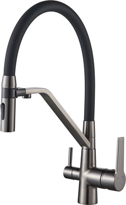 Смеситель Shevanik S278T (оружейная сталь)