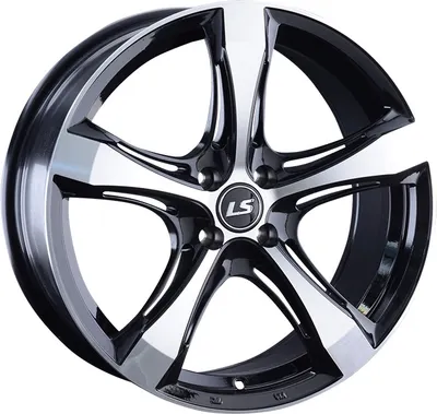 Литой диск LS wheels LS 1053 17x7.5" 4x100мм DIA 60.1мм ET 40мм BKF