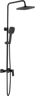 Душевая система со смесителем Shevanik S9736H (черный)