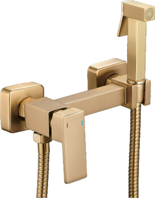 Гигиенический душ со смесителем Shevanik S137G (золотой сатин)