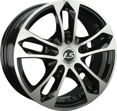 Литой диск LS wheels LS 197 15x6" 5x139.7мм DIA 98.5мм ET 40мм BKF