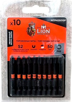 Набор бит M-Lion MPH25010P (10шт)