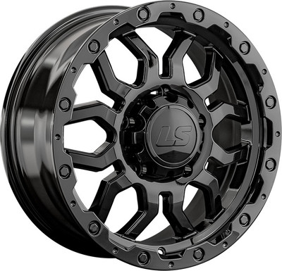 Литой диск LS wheels LS 1285 17x8" 5x150мм DIA 110.1мм ET 45мм BK