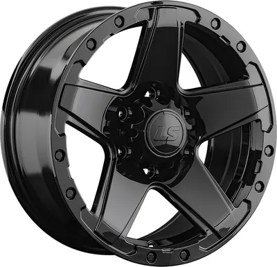 Литой диск LS wheels LS 1284 17x8" 6x139.7мм DIA 100.1мм ET 30мм BK