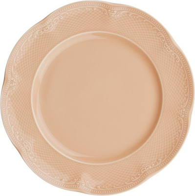 Тарелка столовая обеденная No Brand Aristocrat Peach Tea Noble 81222237 / ри1051