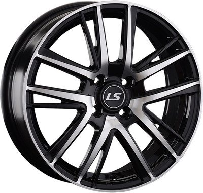 Литой диск LS wheels LS 917 17x6.5" 4x100мм DIA 60.1мм ET 41мм BKF
