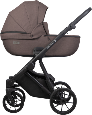 Детская универсальная коляска Riko Montana X 2 в 1 (темно-серый)