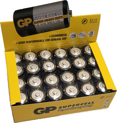 Комплект батареек GP Batteries Supercell R14/14S (24шт)