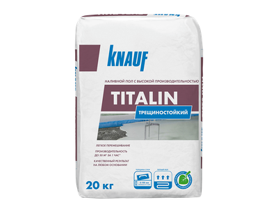 Самонивелирующаяся смесь Knauf Титалин трещиностойкий (20кг)
