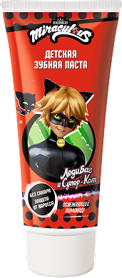 Зубная паста Miraculous Супер Кот (60г)