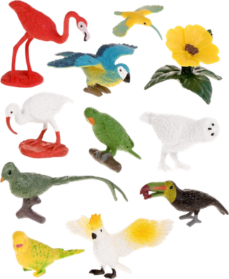 Набор фигурок игровых Наша игрушка Набор птиц / YJ367