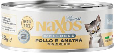 Влажный корм для кошек Adragna Naxos Kitten Паштет из Курицы и Утки / 9100W/85M/NA (85г)