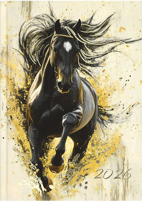 Ежедневник Феникс+ Вороной конь 2026 / 71535 (160л)