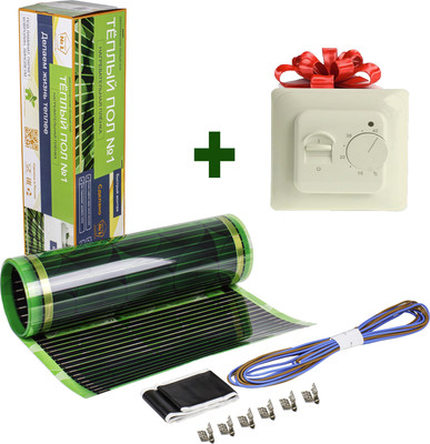 Теплый пол электрический Теплый пол №1 ПТСП-1980-9 с терморегулятором RТС 70.26