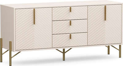 Тумба Involux Неаполь 252T001 (кашемир/металл золото)