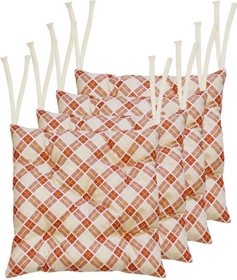 Комплект подушек на стул MATEX Homely Кубик Рубика / 68-112 (терракотовый)
