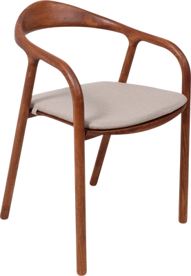 Стул ПМЦ Био Комфорт (бежевый/дуб натуральный/покрытие коньяк)